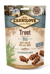 Carnilove Semi-Moist Snack, trota e aneto 200 g