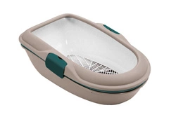 ZOLUX FURBA lettiera con filtro 39x59x22 cm, colore marrone-verde