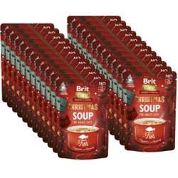 BRIT Cat Christmas Soup Fish 24x75g