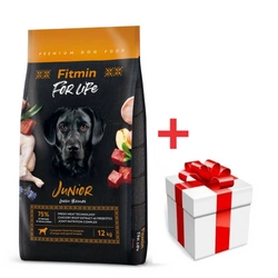 FITMIN For Life Junior Large Breeds 12kg + una sorpresa per il vostro cane GRATIS!