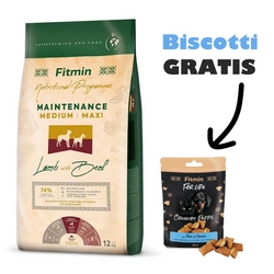 FITMIN Medium Maxi Maintenance Agnello e Manzo 12 kg
