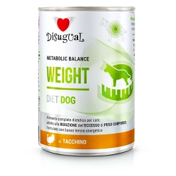 Disugual Alimento umido per cani Veterinario WEIGHT Tacchino (adulto) 400 g