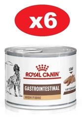 ROYAL CANIN Gastro Intestinal High Fibre 6x200g lattina - di sconto in un set
