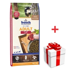 BOSCH Adult Lamb & Rice 15kg + una sorpresa per il vostro cane GRATIS!