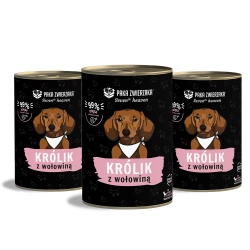 Paka Zwierzaka - Seventh heaven - (rabbit & beef) Coniglio e manzo 3x400g