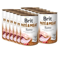 Brit Pate & Meat Con coniglio 12x400g