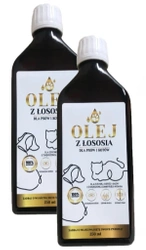 LAB V Olio di salmone potenziato con vitamine 2x250ml