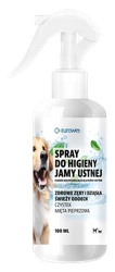 EUROWET Spray per l'igiene orale con purga e menta piperita 100ml