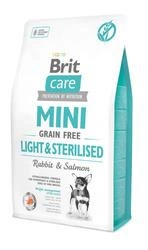 Brit Care Mini Grain Free Light & Sterilised con coniglio e salmone 2kg