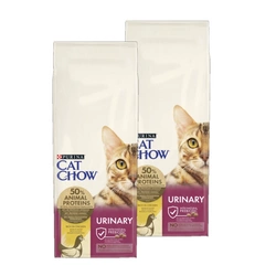 PURINA Cat Chow Alimento per le vie urinarie ricco di pollo 2x15 kg