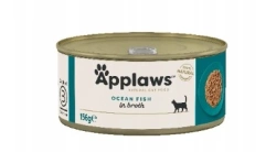 APPLAWS Pesce di mare in brodo, lattina da 156 g