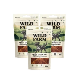 WILD FARM bocconcino per cani con petto di pollo morbido da 3x80 g