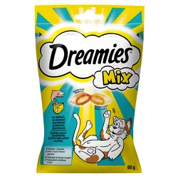 DREAMIES MIX 60 g - bocconcino per gatti al gusto di formaggio e salmone