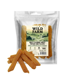 WILD FARM filetti multivitaminici con patate dolci 500 g snack per cani