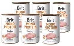 Brit Mono Protein con tacchin 6x400g