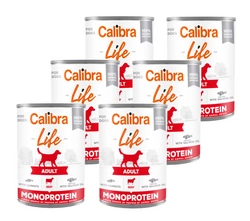 CALIBRA Dog Life Adult Manzo con Carote 6x400g