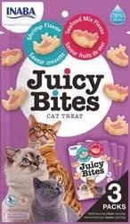 INABA Ciao Juicy Bites Gamberetti e frutti di mare 3x11.3g