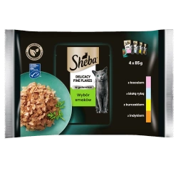 Sheba Fiocchi fini in gelatina Bustina 4x85g