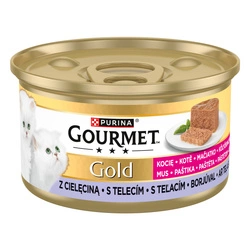Purina Gourmet Gold Kitten mousse con carne di vitello 85g