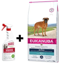 Eukanuba Adulti Boxer Pollo 12kg + Nature's Miracle RIMOZIONE MACCHIE E ODORI CANE 473ml GRATIS!