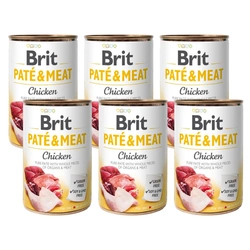 Brit Pate & Meat Con pollo 6x400g