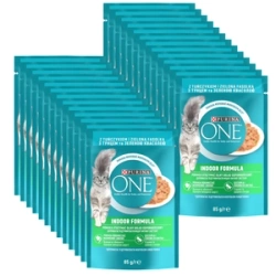 Purina One Cat Indoor con Tonno e fagiolini 26x85g