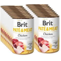 Brit Pate & Meat Con pollo 18x400g