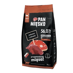 PAN MIĘSKO Manzo con cervo M 1,6kg per gatti