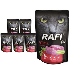 RAFI Gatto Adulto con Vitello 10x100g