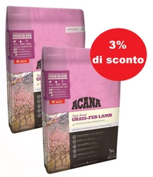 Acana Singles Grass-Fed Lamb 2x17kg - 3% di sconto in un set