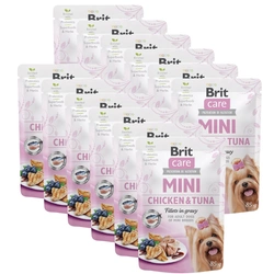 Brit Care Mini Pouch Filetti in salsa di pollo e tonno 12x85g