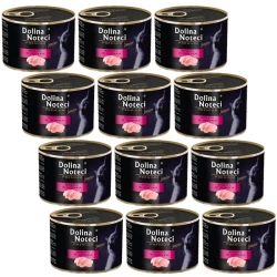 Dolina Noteci Premium Junior per gatti ricco di tacchino 12x185g