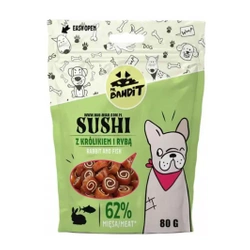 MR. BANDIT SUSHI Coniglio e Pesce 80g