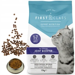 First Class Joint Booster 1,5 kg - cibo secco per gatti, monoproteico al gusto di pollo