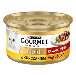 Purina Gourmet Gold pollo/fegato in salsa 85 g