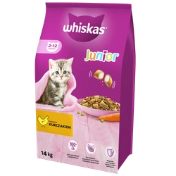 WHISKAS Cibo secco per gattini Junior con pollo 14kg