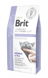 Brit Grain Free Veterinary Diet Cat Gastrointestinal Aringa con piselli 5kg
