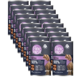 PetRepublic Fine Meat piatto di tacchino 20x400g per cani