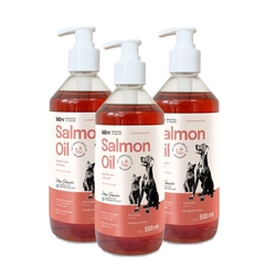 LAB V Olio di salmone per cani e gatti 3x500ml