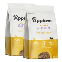 APPLAWS Complete Dry Kitten Chicken 7,5 kg x 2