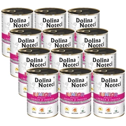 Dolina Noteci Premium Junior ricco di cuori di tacchino 400g x12