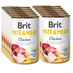 Brit Pate & Meat Con pollo 12x400g