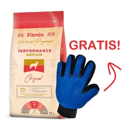 FITMIN Medium Performance 12kg + Guanto per pettinare il pelo del cane/gatto GRATIS!