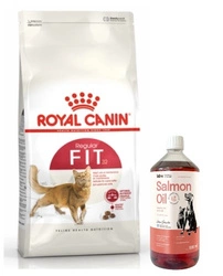 ROYAL CANIN Fit 32 10kg + LAB V Olio di Salmone per cani e gatti 1000ml