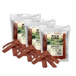 WILD FARM filetto di agnello 3x500 g snack per cani