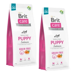 BRIT CARE Dog Grain-free Puppy Salmone 2x12kg