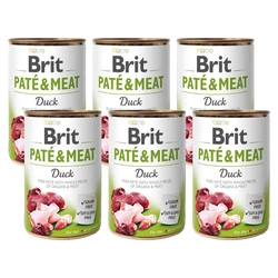 Brit Pate & Meat Con anatra 6x400g