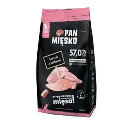 PAN MIĘSKO Pollo con coniglio XS 1,6 kg per gattini