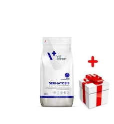 VETEXPERT Veterinary Diet Dog Dermatosis Salmon Potato 12kg + una sorpresa per il vostro cane