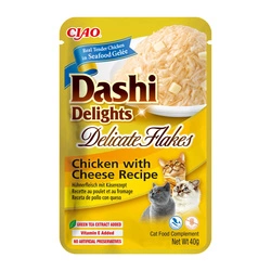 INABA Dashi Delights Delicate Flakes Pollo con formaggio Ricetta 40 g